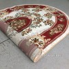 РОССИЙСКИЙ ЖАККАРДОВЫЙ КОВЕР КРАСНЫЙ МЕДАЛЬОН ОВАЛЬНЫЙ